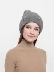 Серый меланж шапка  женская Иберис