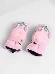Розовый варежки зимние, непромокаемые, для девочки