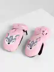 Розовый варежки зимние, непромокаемые, для девочки