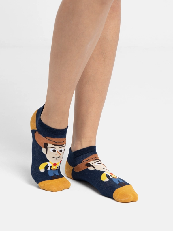 Носки короткие женские и детские с рисунками 34-39