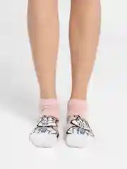 Прозрачный носки короткие, с рисунком "Губка Боб"