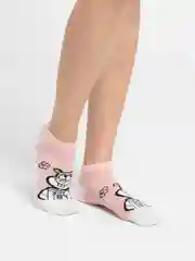 Прозрачный носки короткие, с рисунком "Губка Боб"
