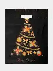 Коралловый пакет новогодний,5 шт ,20*30