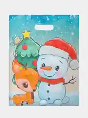 Конфетный пакет новогодний,5 шт ,20*30