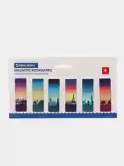Закладки для книг МАГНИТНЫЕ, "MIX 3", набор 30 шт., 60x20 мм, BRAUBERG, 113179