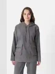 Серый костюм женский, спортивный, вельветовый