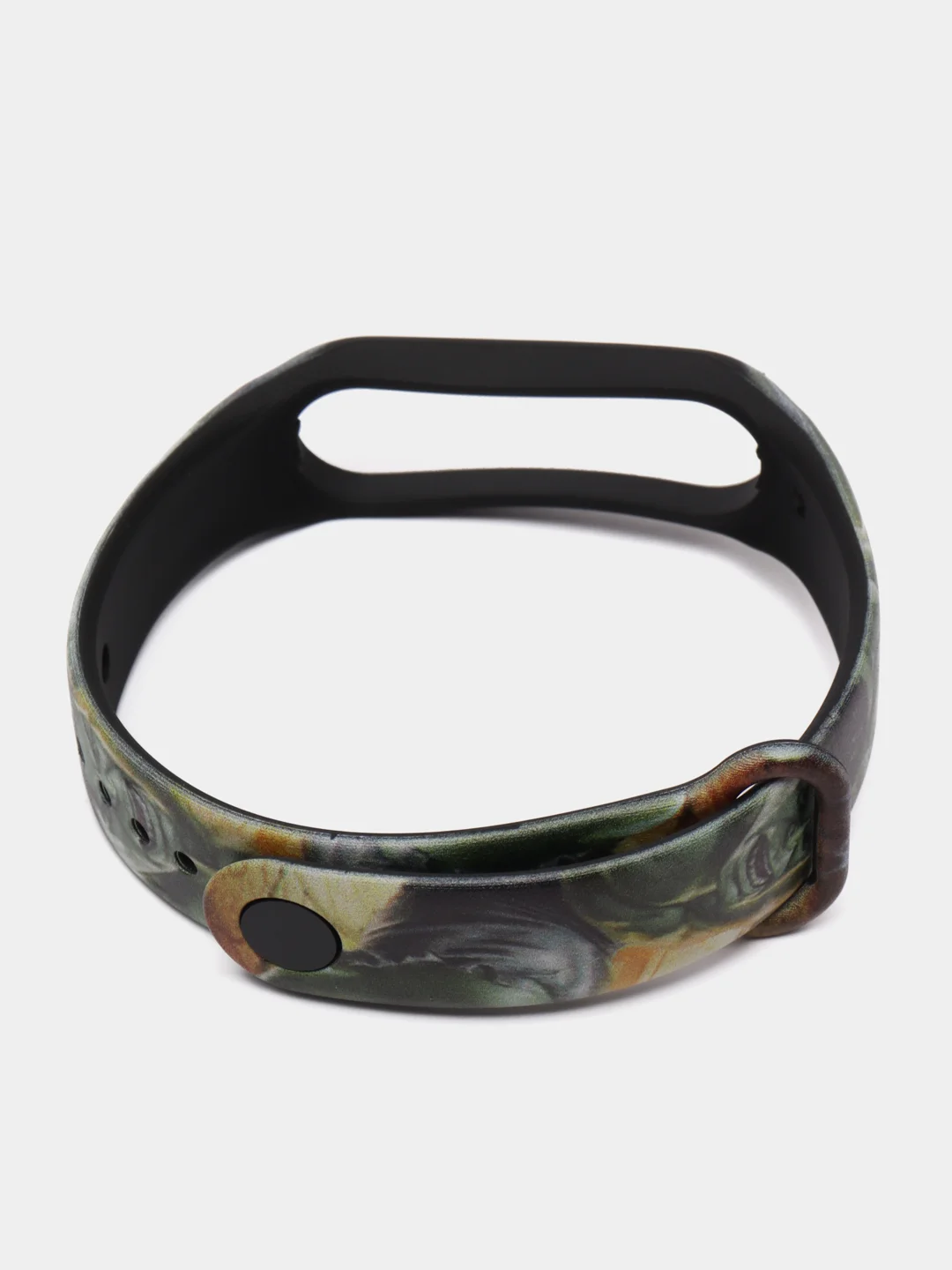 Зеленый ремешок для Xiaomi mi band 7 / 6 / 5 / 4 / 3 / NFC супергерои комикс браслет с принтом