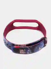 Синий ремешок для Xiaomi mi band 7 / 6 / 5 / 4 / 3 / NFC супергерои комикс браслет с принтом