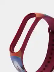 Синий ремешок для Xiaomi mi band 7 / 6 / 5 / 4 / 3 / NFC супергерои комикс браслет с принтом