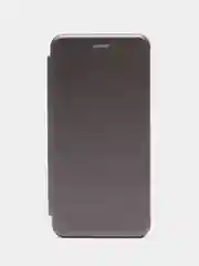 Серебряный чехол-книжка на Samsung Galaxy A7 2018 (A750), Самсунг Галакси А7 2018 (А750)