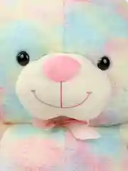Плюшевый радужный мягкий мишка