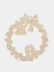 Набор деревянных новогодних игрушек, на елку "Ёлочные игрушки" ажурные