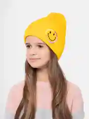 Желтый шапка детская, на флисе