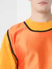 Оранжевый манишка майка футбольная
