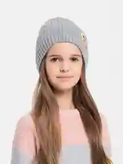 Серебряный шапка детская, на флисе