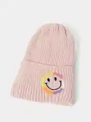 Пастельно-коралловый шапка детская, на флисе
