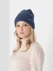 Лазурный шапка женская с подкладом Орхидея,