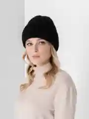 Черный женская шапка