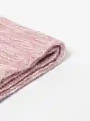 Коралловый меланж шапка со снудом/ Шапка зимняя/ Комплект зимний/ Шапка женская