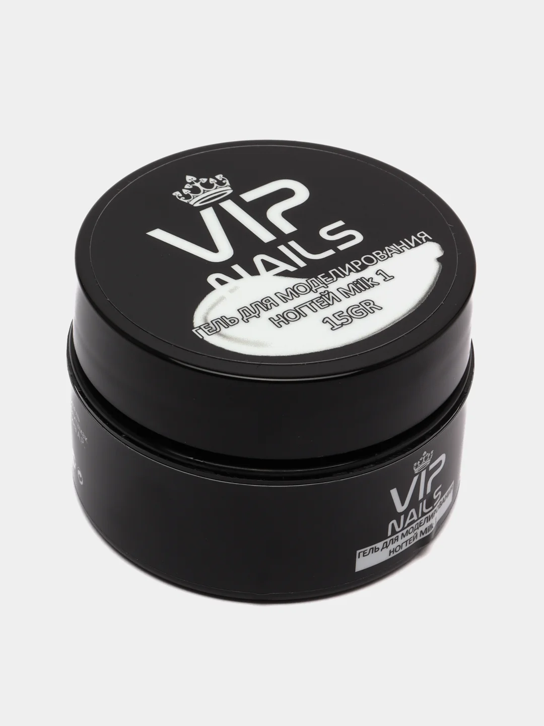 Молочный твердый гель для наращивания и моделирования ногтей Vipnails Builder Gel