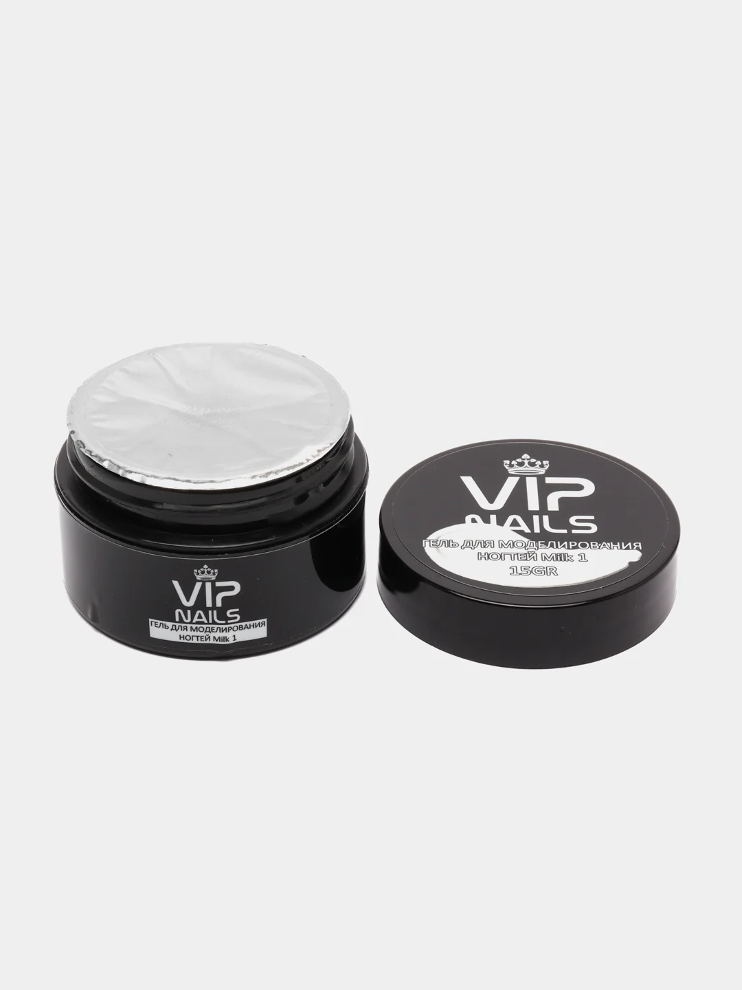 Молочный твердый гель для наращивания и моделирования ногтей Vipnails Builder Gel