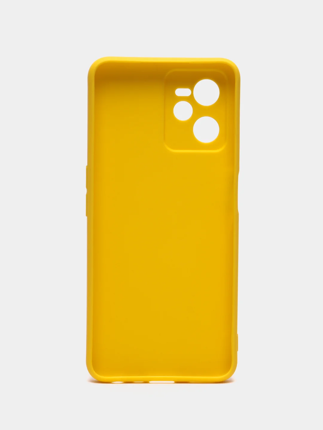 Желтый чехол для Realme C35 (Реалми С35), силиконовый, матовый