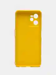 Желтый чехол для Realme C35 (Реалми С35), силиконовый, матовый