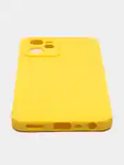 Желтый чехол для Realme C35 (Реалми С35), силиконовый, матовый
