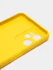 Желтый чехол для Realme C35 (Реалми С35), силиконовый, матовый