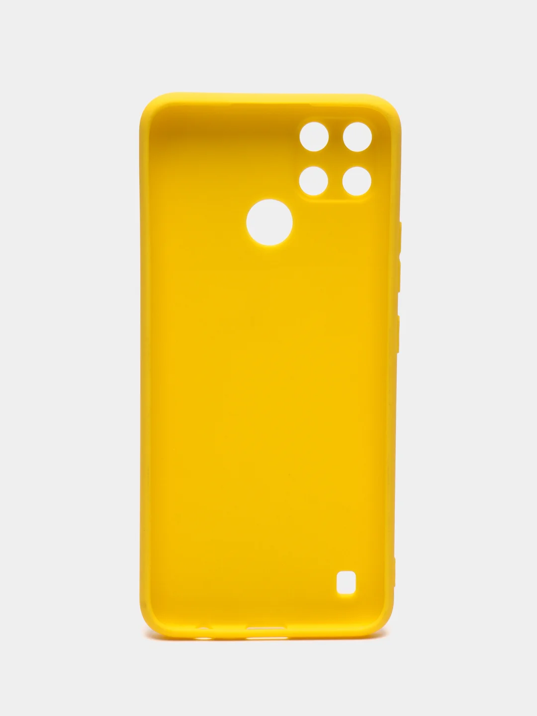 Желтый чехол для Realme C21Y, Realme С25Y ( Реалми С21Y, С25Y ) силиконовый, матовый