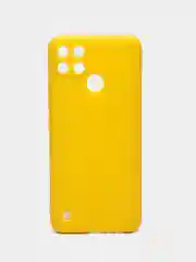 Желтый чехол для Realme C21Y, Realme С25Y ( Реалми С21Y, С25Y ) силиконовый, матовый