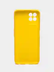 Желтый чехол для Realme 8i, Narzo 50 (Реалми 8I, Нарзо 50) силиконовый, матовый