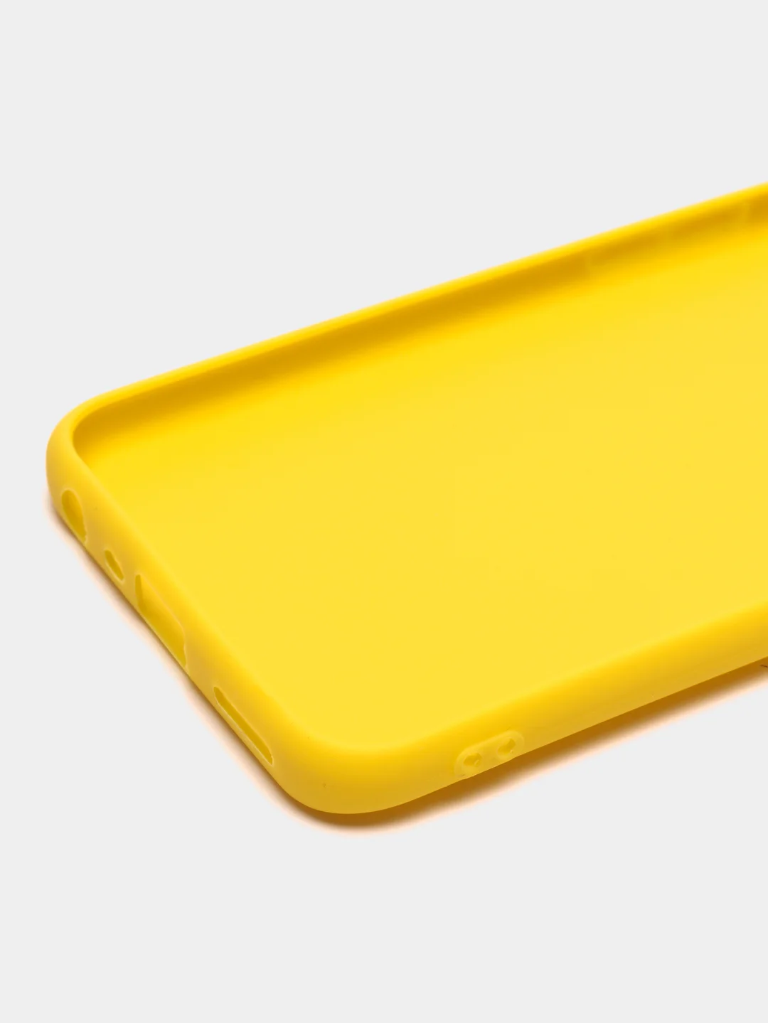 Желтый чехол для Realme 8i, Narzo 50 (Реалми 8I, Нарзо 50) силиконовый, матовый