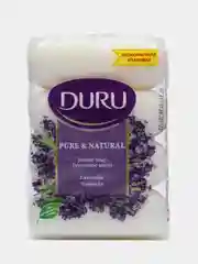 Лавандовый мыло DURU Pure&Natural, лаванда, роза, 4 x 85 г