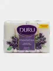 Лавандовый мыло DURU Pure&Natural, лаванда, роза, 4 x 85 г
