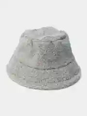 Серый женская теплая панама шляпа из искусственного меха