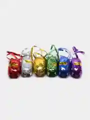 Лента упаковочная "Голография", 0,5 см х 10 м, набор из 6 штук
