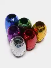 Лента упаковочная "Голография", 0,5 см х 10 м, набор из 6 штук