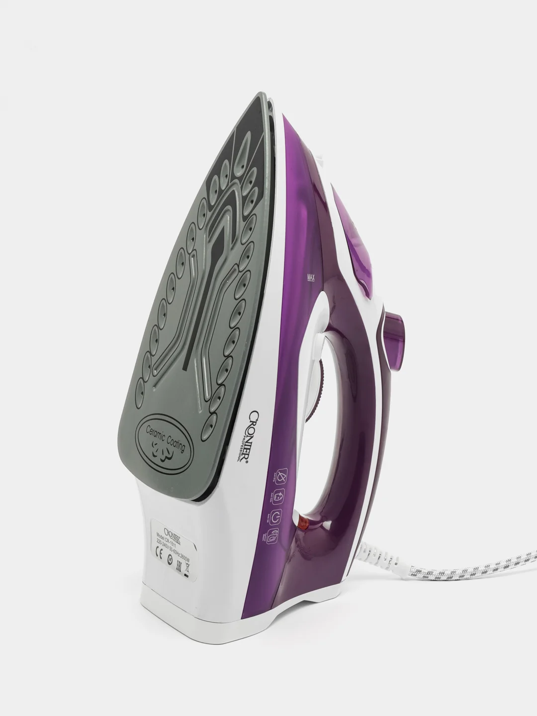 Аметистовый утюг CROINER CR-1511 / CR-1512, 2600 W