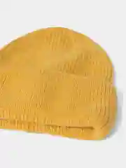 Горчичный шапка женская утеплённая, осенняя демисезонная зима