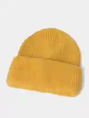 Горчичный шапка женская утеплённая, осенняя демисезонная зима