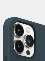 Темно-синий чехол для Apple iPhone 13 Pro, Silicone Case MagSafe
