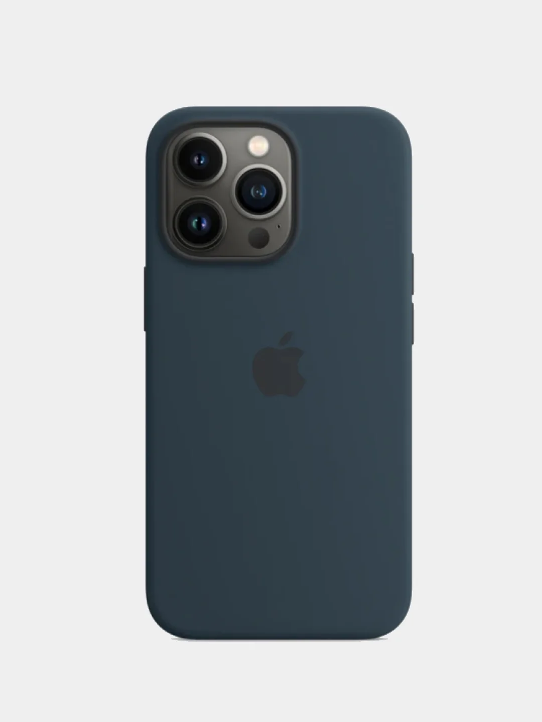 Темно-синий чехол для Apple iPhone 13 Pro, Silicone Case MagSafe
