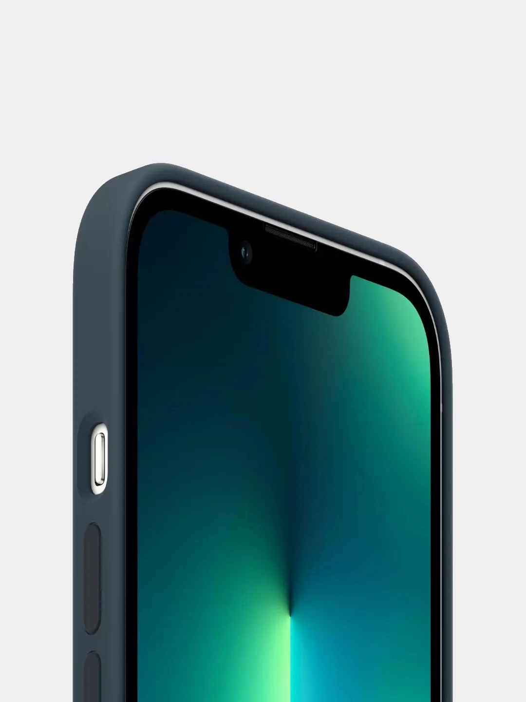Темно-синий чехол для Apple iPhone 13 Pro, Silicone Case MagSafe