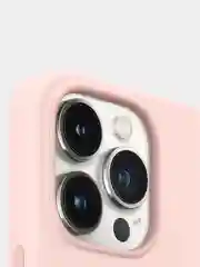 Розовый чехол для Apple iPhone 13 Pro, Silicone Case MagSafe