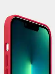 Красный чехол для Apple iPhone 13 Pro, Silicone Case MagSafe