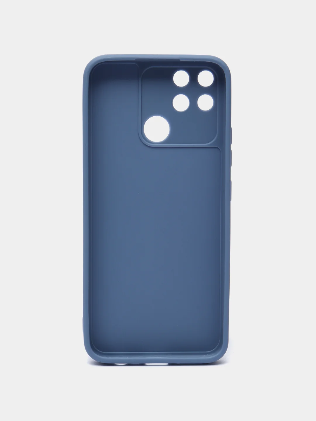 Синий чехол Realme NARZO 50A силиконовый (Реалми НАРЗО 50А)