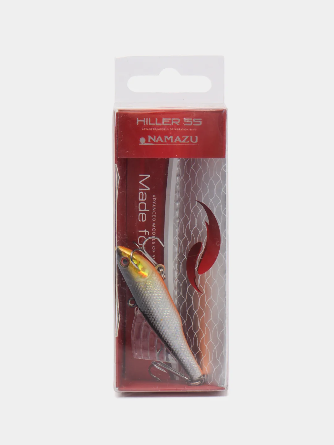 Серый раттлин (rattlin) HILLER, 5,5 см, вес 11 г, виб