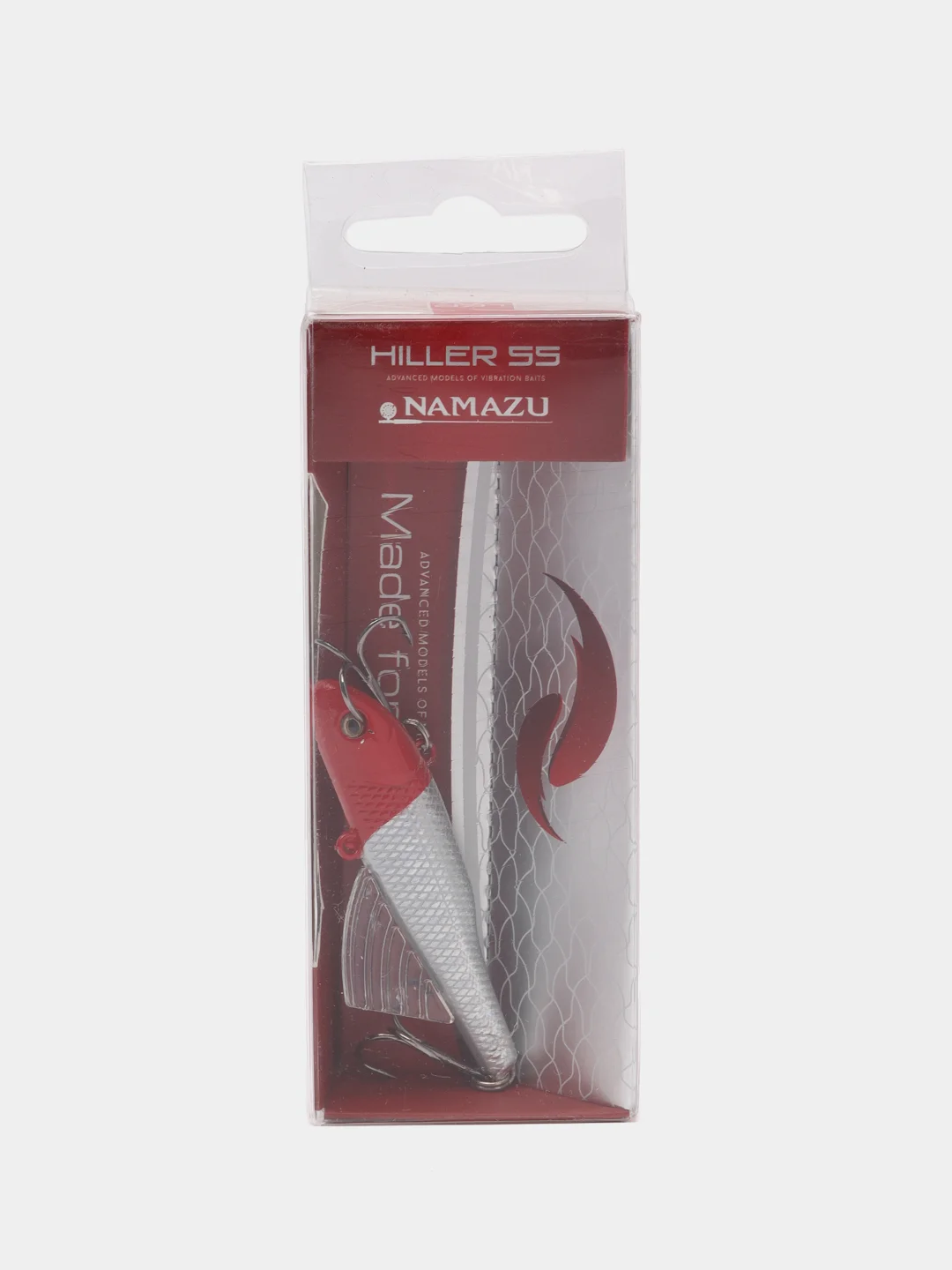 Красный раттлин (rattlin) HILLER, 5,5 см, вес 11 г, виб