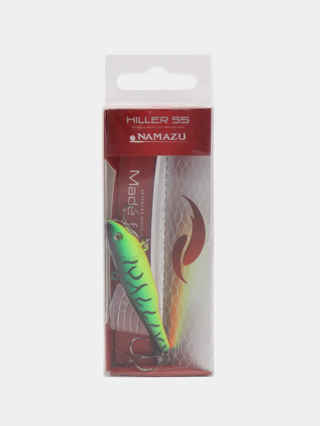 Зеленый раттлин (rattlin) HILLER, 5,5 см, вес 11 г, виб